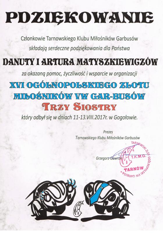 Podziękowanie