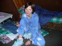 gosia i jej sławna piżama... pozdrowienia dla całej załogi :D