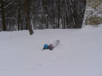 leżonko w śniegu.. jak dzieci:p