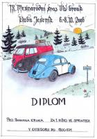 Dyplom Bogusia "NAJSZYBSZY W KLASIE 1300"