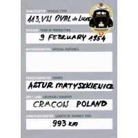 karta informacyjna VW
