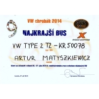 Dyplom - "Najładniejszy Bus"