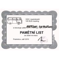 Pamiątkowy list