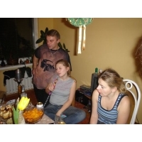 WOjtek, Dana i Ewelina przy faji